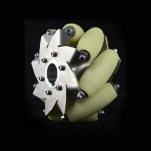 A Set Of 6 Inches Industrial Mecanum Wheel With 8 PU Roller And 150KG