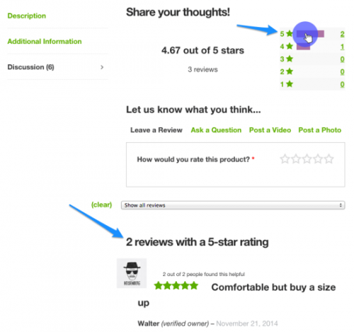 Filtering by Rating Plugin – Oz Robotics