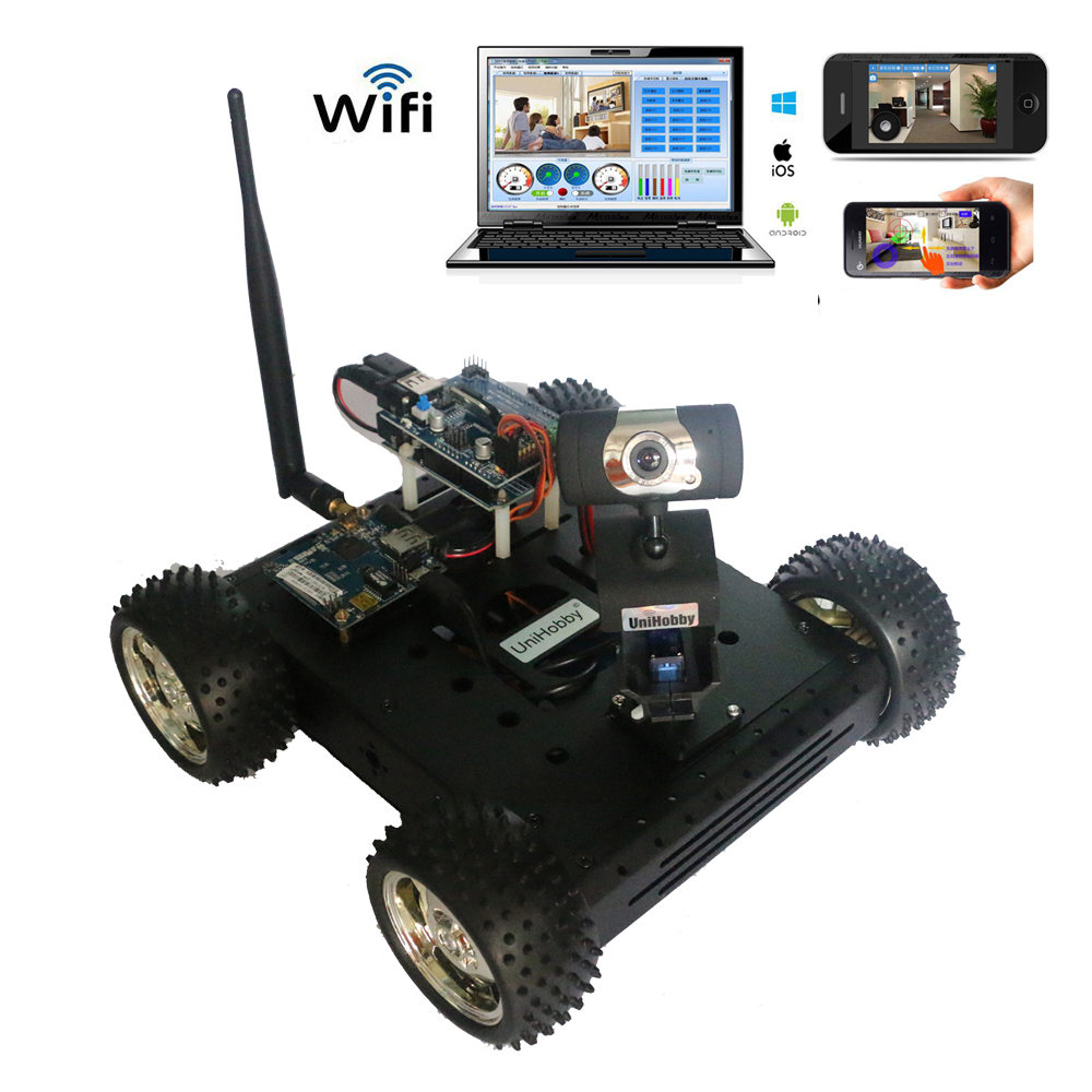 WiFi Robot Car Kit with Wifi Camera for Arduino – Oz Robotics