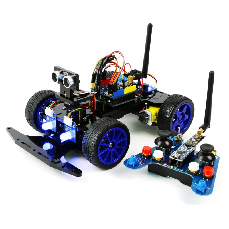 4WD Remote Control Smart Car Kit for Arduino