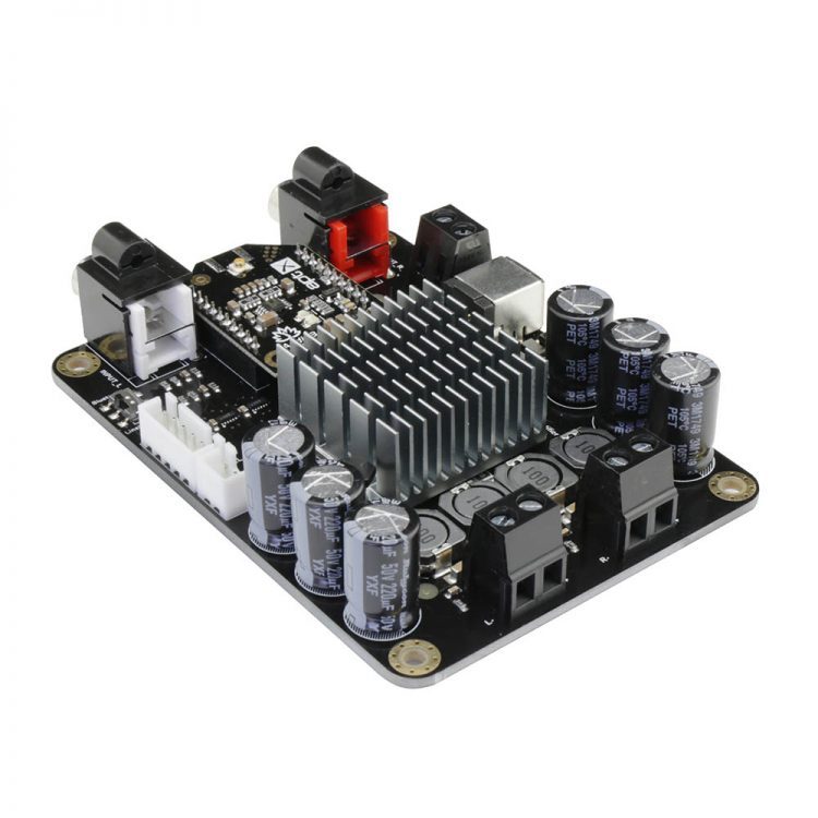 2 x 50W Class D Bluetooth Audio Amplifier Board – TSA3116B – Oz Robotics