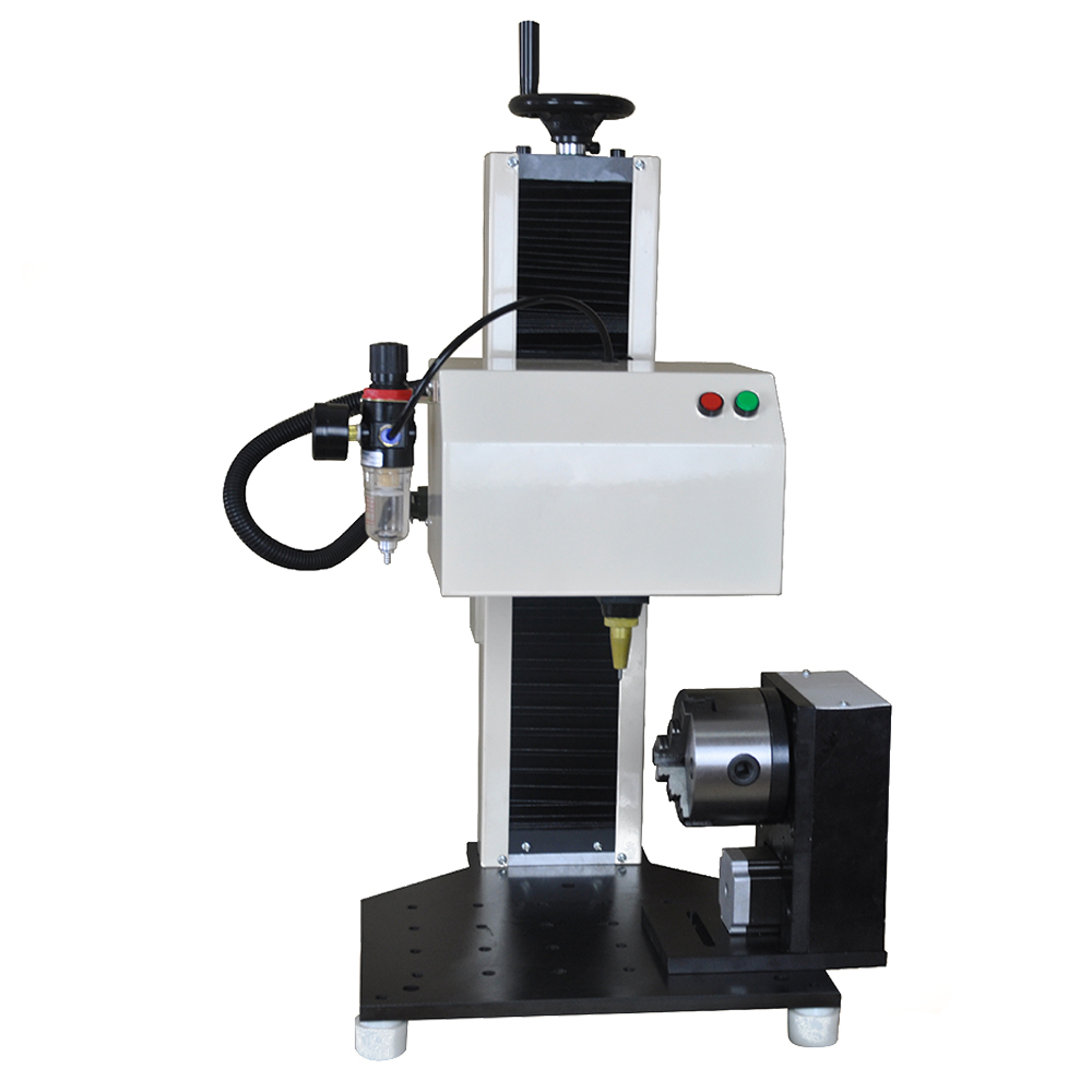 220V Pneumatic Rotary Dot Peen Marking Machine 150×130mm for Surface Marking 