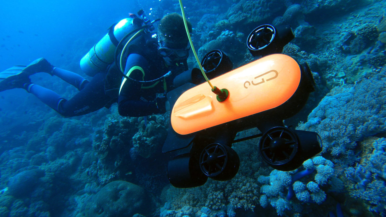 The Deepest Underwater Drone with 4K 