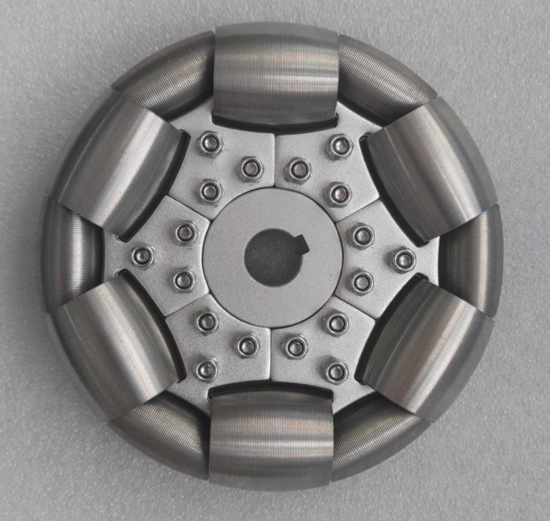 100mm Stainless Steel Rollers Omni Wheel for Ball Balance Ballbot with