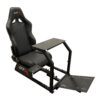 GTR Simulator GTA Model Black Frame with Black Real Racing Seat