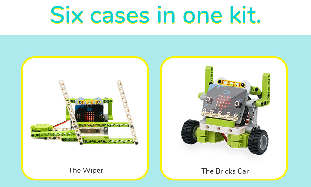 Micro:bit Ring:bit Bricks Pack STEM Educational Toy Robot