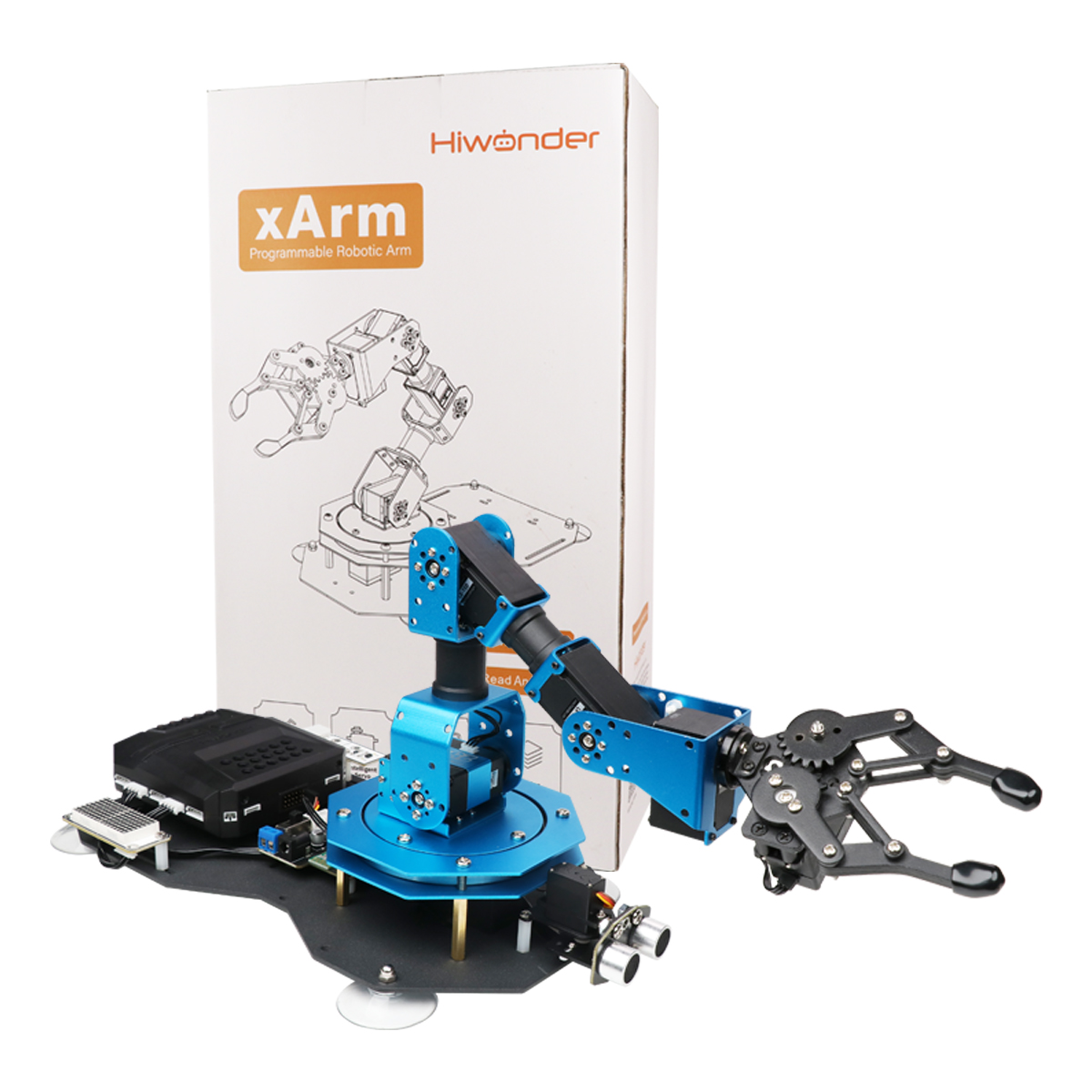 træ Hvert år Høne Hiwonder xArm2.0 Intelligent Robotic Arm Support Scratch and Python  Programmable Educational Robot – Oz Robotics