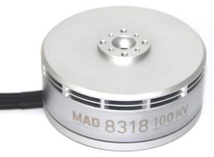 Silver Efficient Drone Motor 8318 IPE 100KV