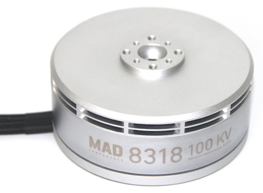 Silver Efficient Drone Motor 8318 IPE 100KV