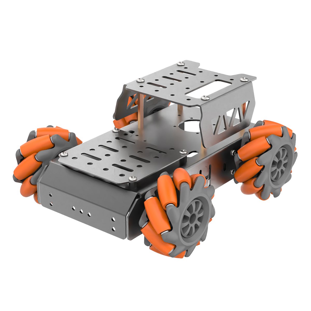 4WD Drive Arduino Robot Wheels Frame Aluminum Alloy Chassis DIY KIT 