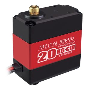 Metal Gear Digital Servo LD-220MG with Metal Servo Horn and Metal Bracket