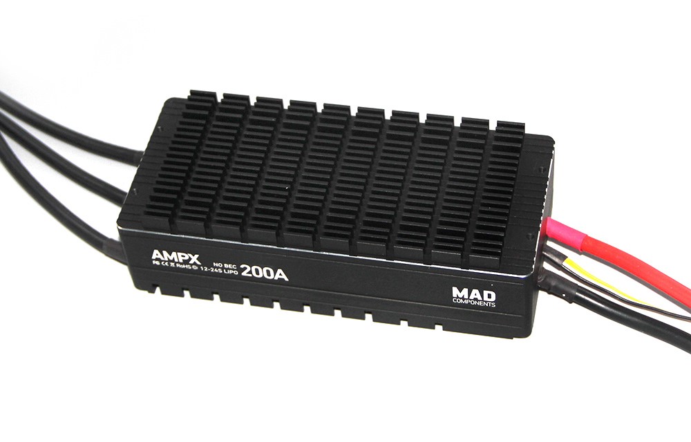 UAV VTOL Drone Motor Controller AMPX ESC 200A (12-24S) HV
