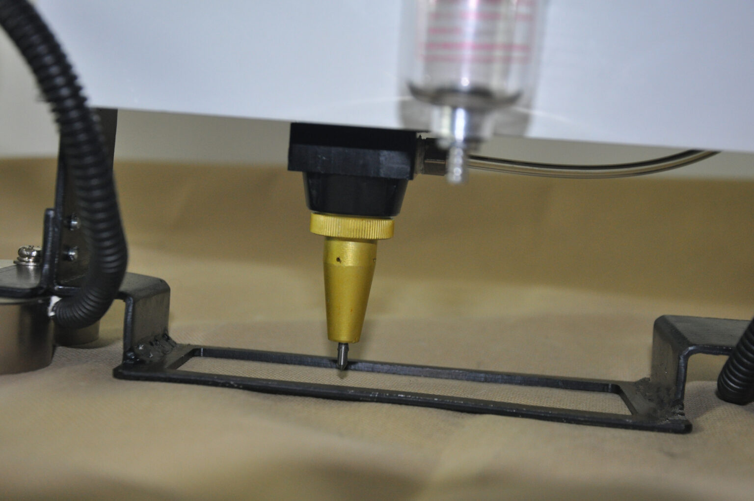 HeatSign CNC Pnematic Metal Marking Machine Handheld Dot Peen Part