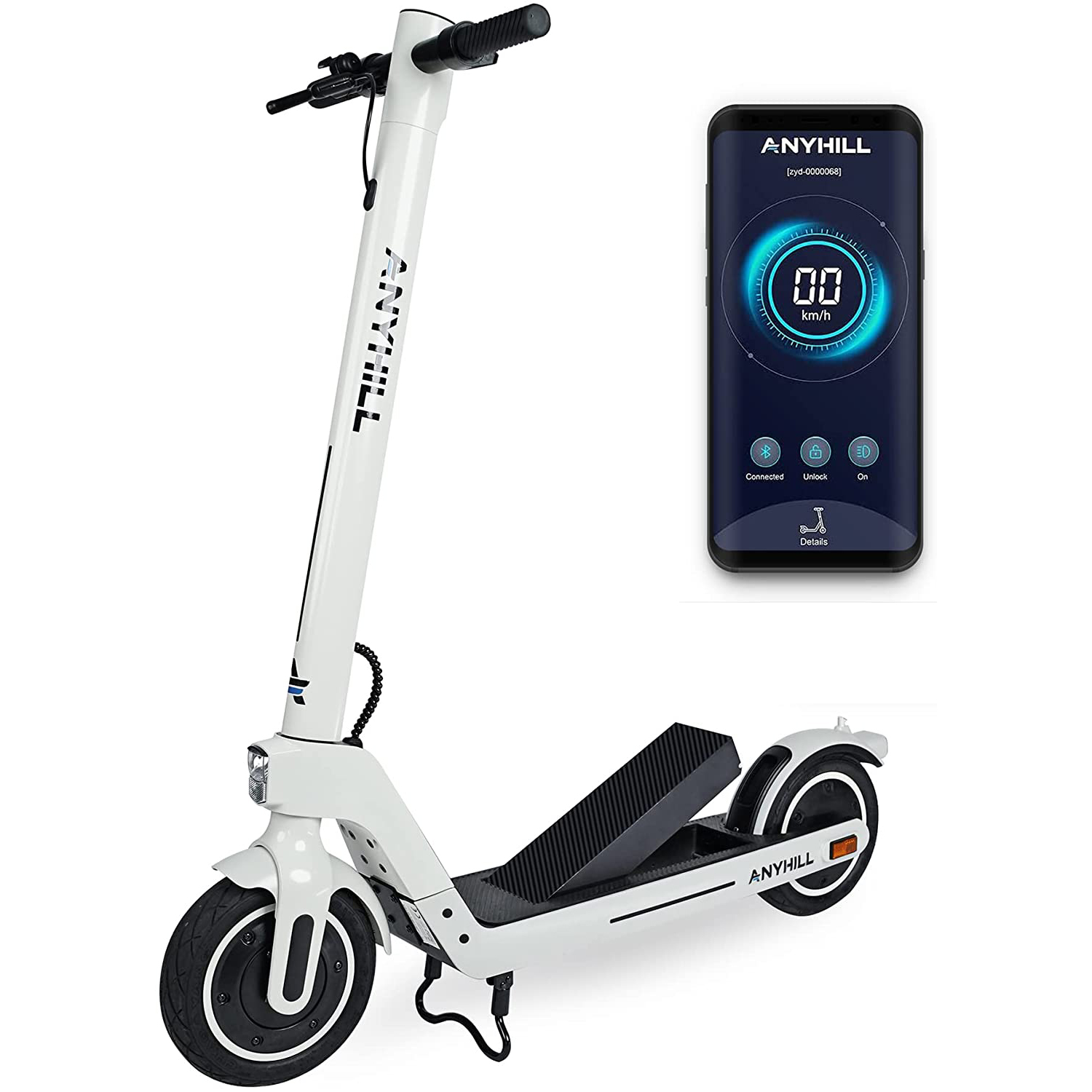 dele smykker det samme Electric Scooter for Adults with Upgraded Detachable Battery – White – Oz  Robotics