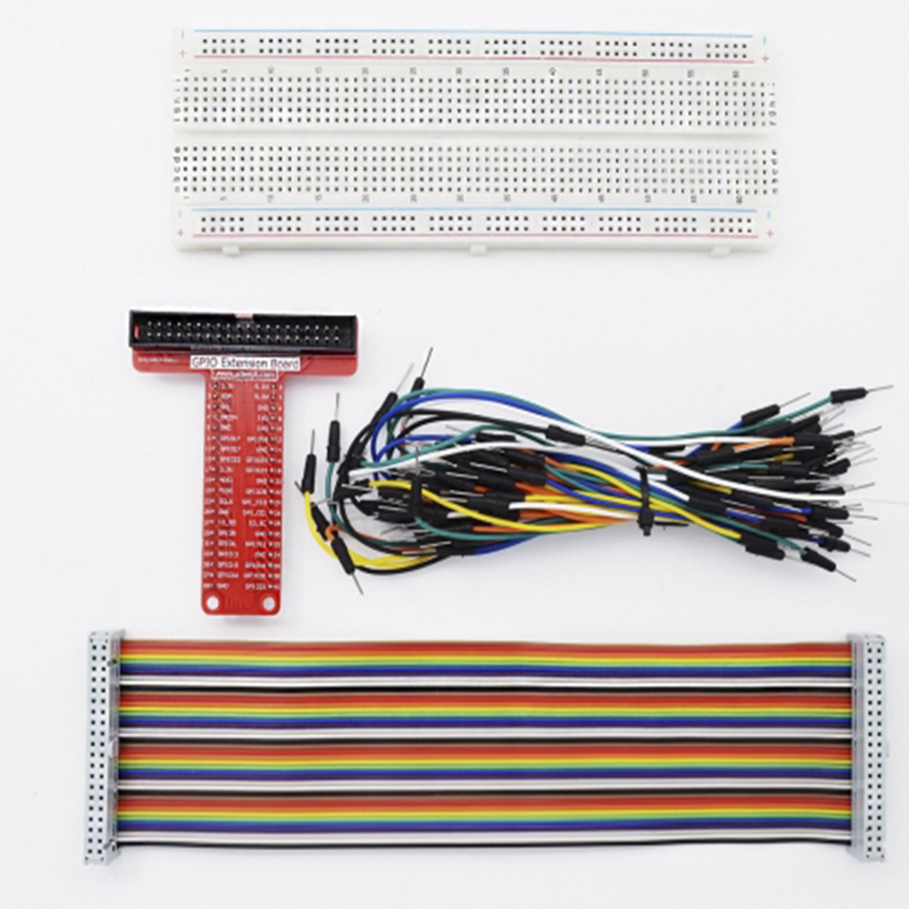 analogie Vruchtbaar nerveus worden Adeept Raspberry Pi GPIO Breakout, T-Board + 830 Point Breadboard + 65  Jumper + 40 Pin Cable – Oz Robotics