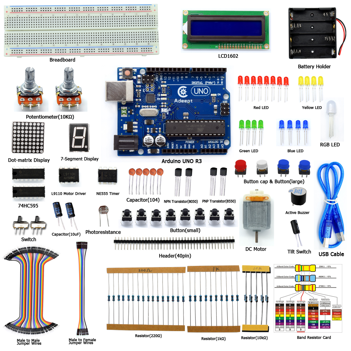 Quimat Arduino Kit - ELECTRONIQUE - Nozzler