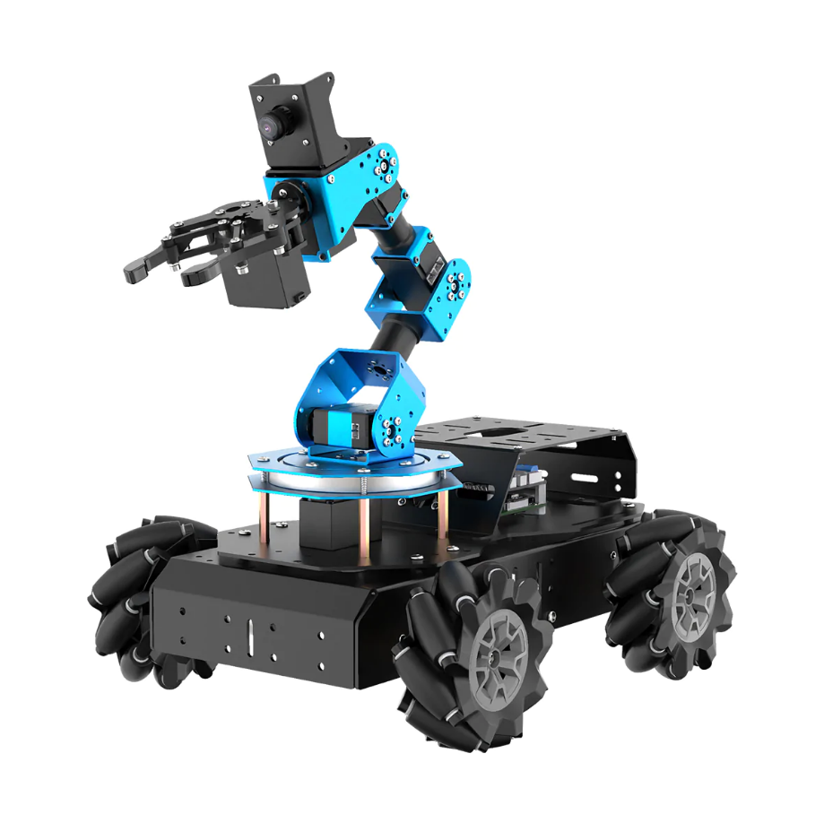 Eve gentagelse Traktat MasterPi Hiwonder AI Vision Robot Arm With Mecanum Wheels