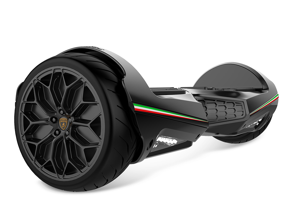 6.5 Lamborghini Hoverboard App-Controlled Two-Wheel Self Balancing Scooter - Black