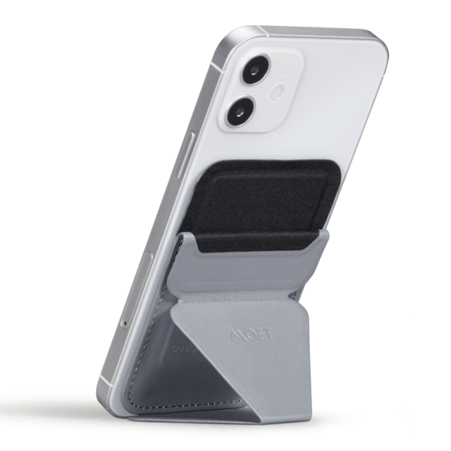 MOFT X Snap-on Phone Stand and Wallet – Gray – Oz Robotics