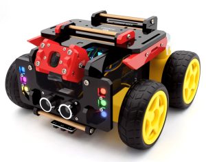 Adeept AWR 4WD Smart Robot Car Kit for Raspberry Pi 5/4B/3B/3B+ (Board Not Included)