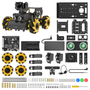 Hiwonder TurboPi Entry-Level Mecanum Wheels Robot Car Kit for Raspberry ...