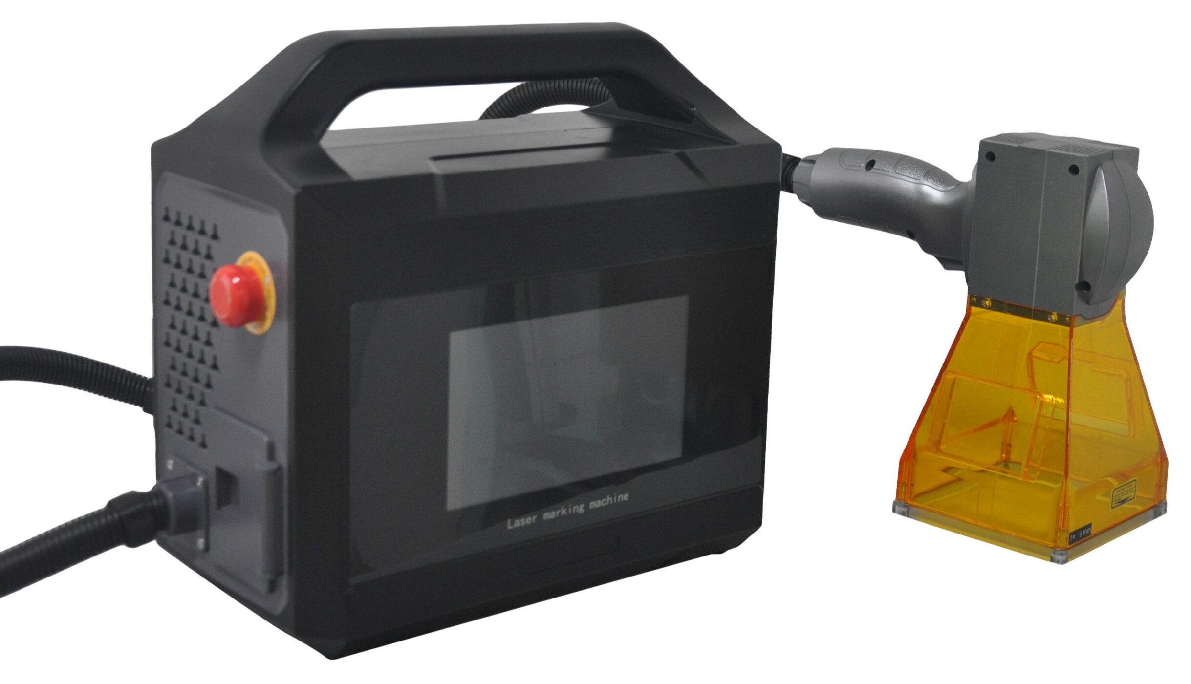 Portable Handheld Laser Engraving Marker 30W Battery with 2.5M Cable - HS-PFL30S-B