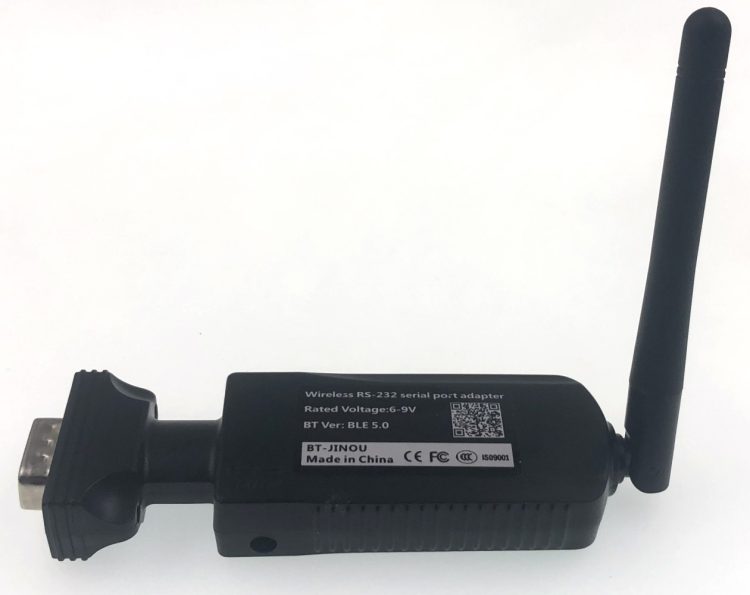 BLE5.0 RS232 Serial Adapter 150M Long Range Wireless Data Transfer for Bluetooth Scanner and Warehouse