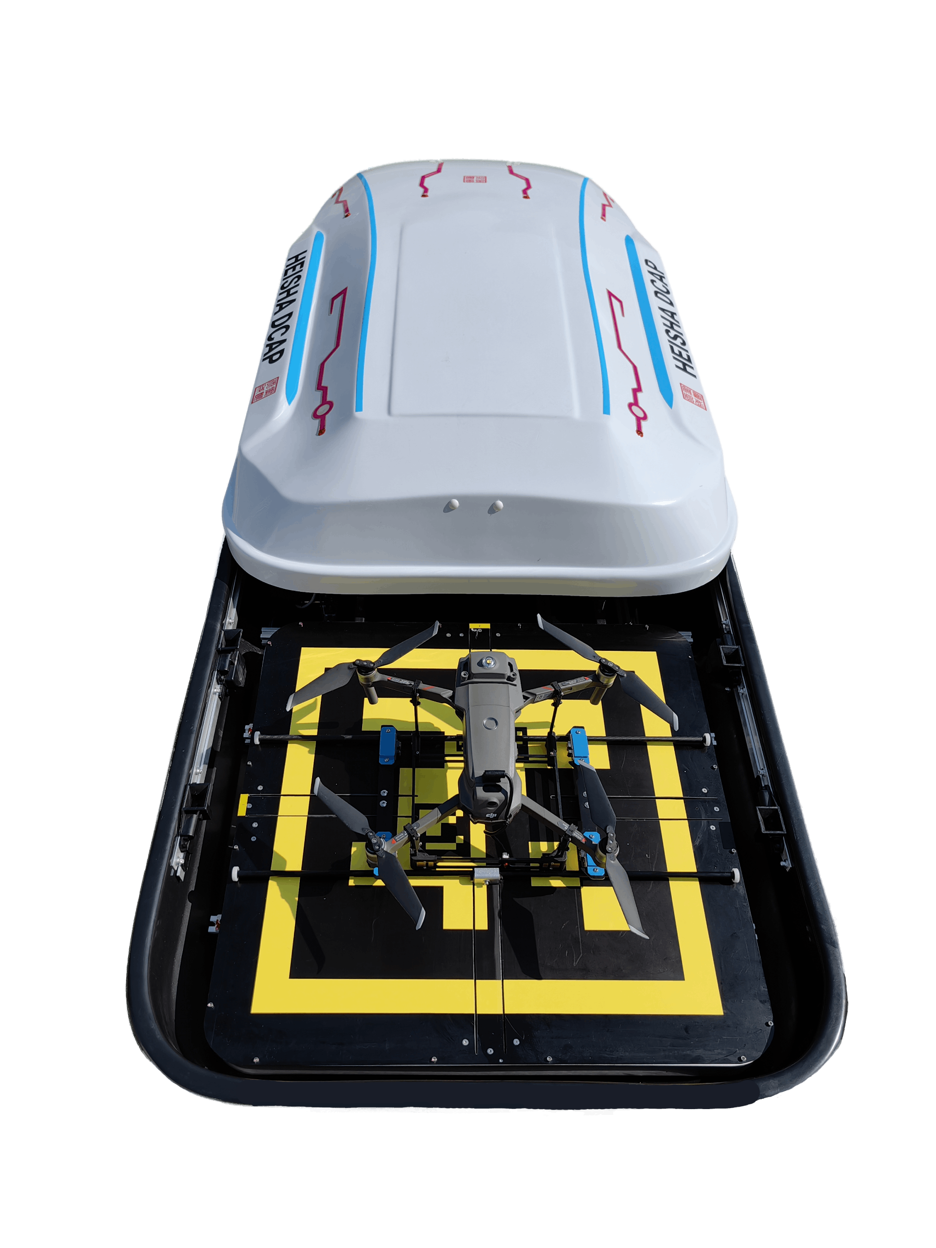 DCap CT Automatic Drone Dock for Tesla Cybertruck - HEISHA robot