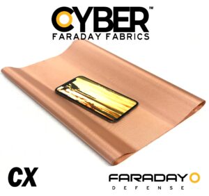  Cyber Faraday Fabric RF Shielding Nickel Copper Rip