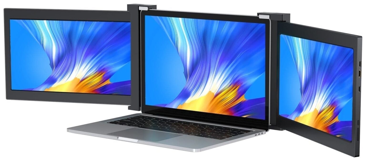 UStation Z 14 – Tri Screen Laptop Monitor Extender Triple Display ...