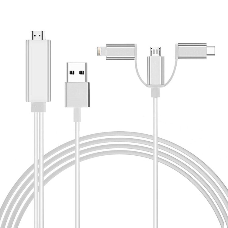 USB Type C Lightning Cable To HDMI HDTV Cable | UPERFECT