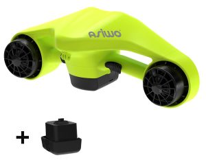 Sea Scooter with two Batteries - Green
