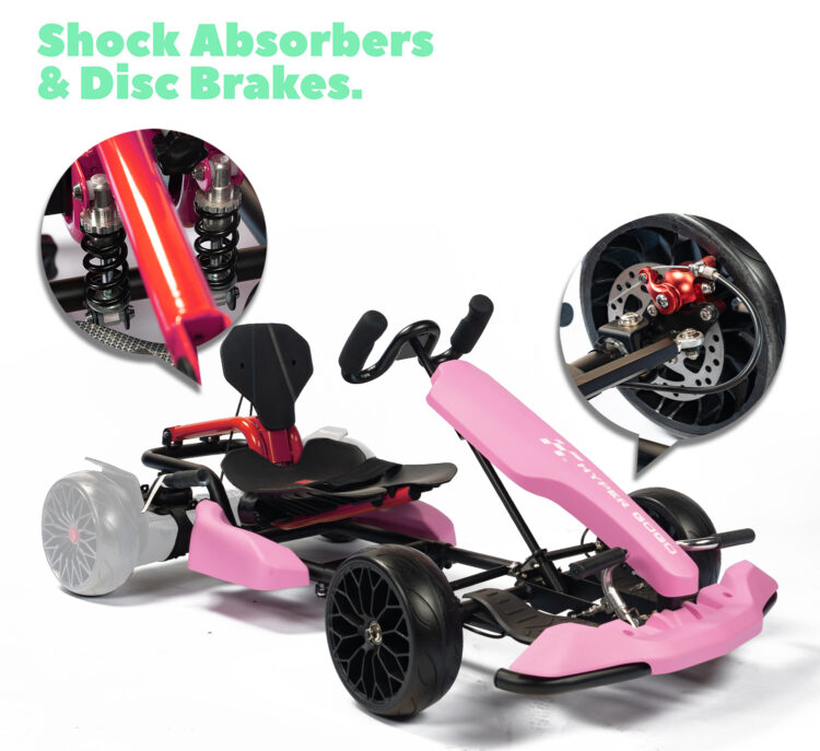 go-kart-kit-pink-hyper-gogo-shock-absorbers-disc-brakes