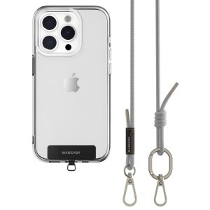 SwitchEasy MagEasy 6mm Strap with Adjustable Detachable Neckstrap - Misty Grey