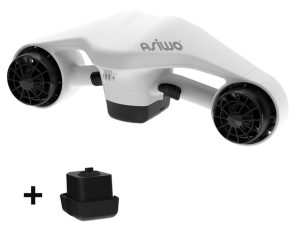 Sea Scooter with two Batteries - White