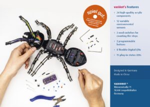 variAnt – Programmable Walking Robot Ant – STEM Robotic Kit – Oz Robotics