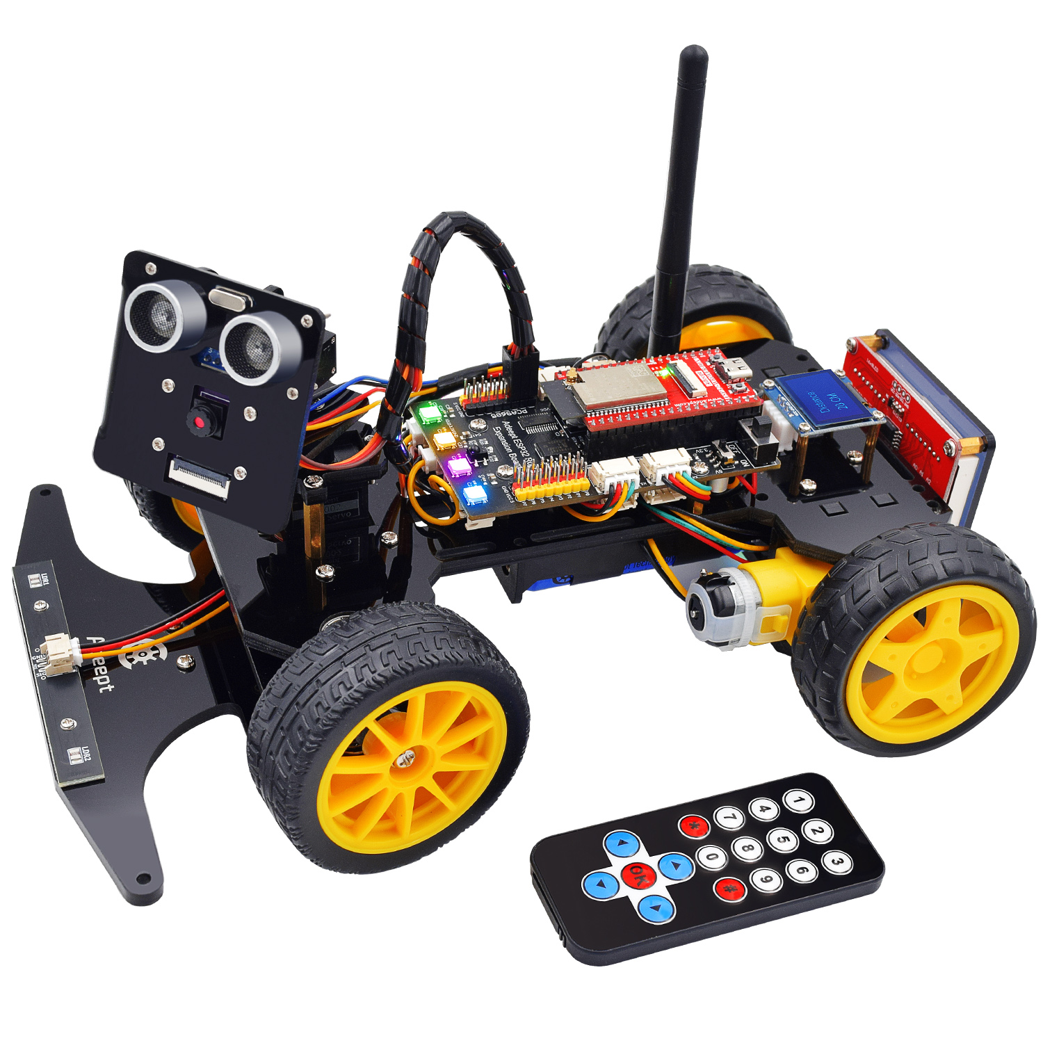Adeept Smart Car Kit for ESP32-WROVER Compatible with Arduino IDE – DIY  Educational Robot Car Kit – Oz Robotics