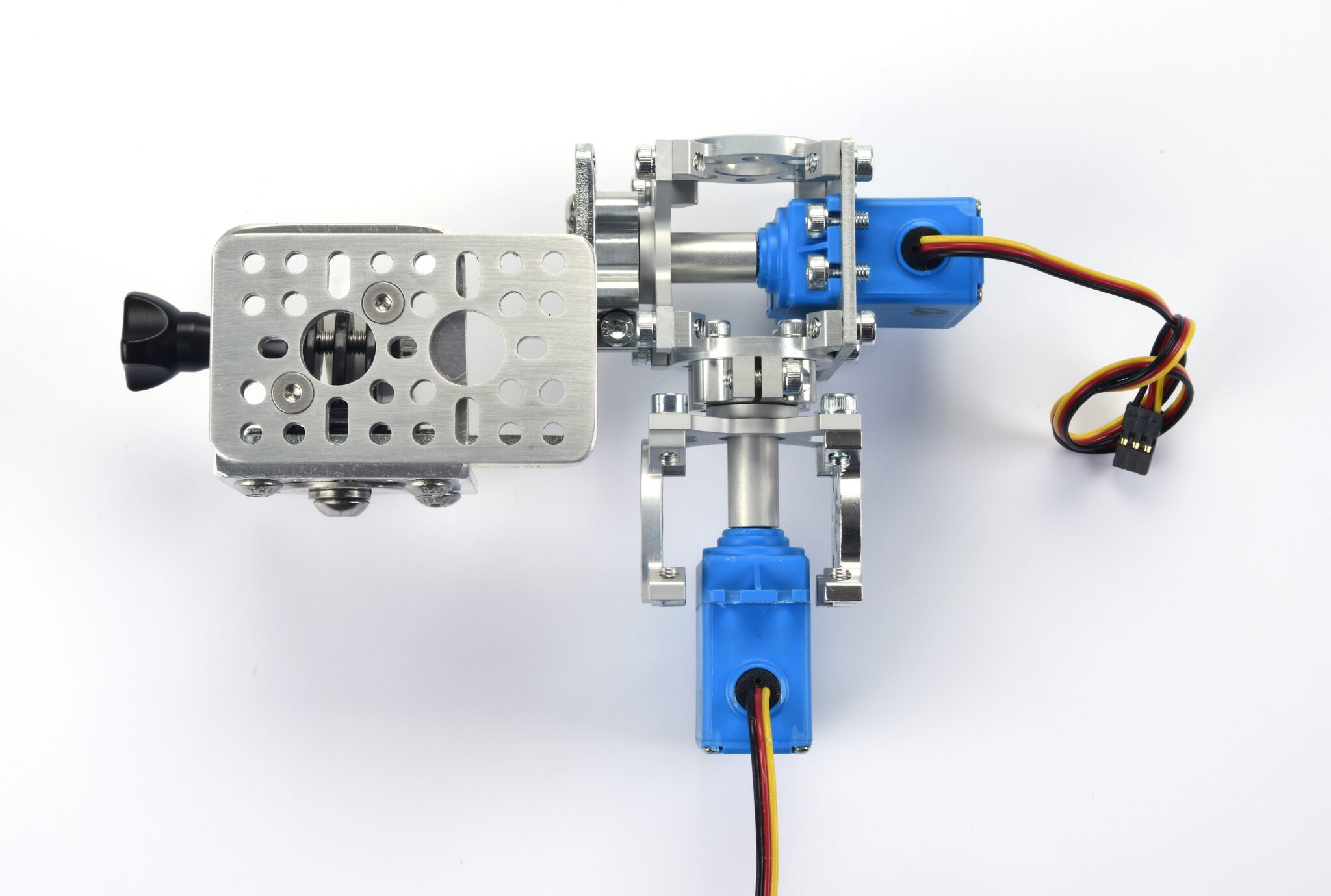 Pan Tilt Mechanism Waterproof Version – PT MECH-H2O – Oz Robotics