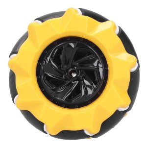 Mecanum Wheels for DIY Toys, Cars, and Other Applications 2 Pairs of 80mm