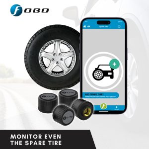 FOBO TIRE LITE | Wireless Tire Pressure Monitoring System for Cars | QR Code Installation