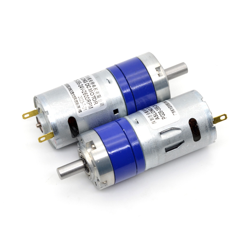 385 Planetary Brush Gearbox Motor for Robot PG28-385 DC Planetary Gear  Motor 24V 51rpm 1:151 Ratio