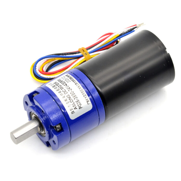 3650 Miniature Brushless DC Reduction Motor PG36-3650 12V 1600RPM / 24V 1600RPM 1:3.7 Ratio - Image 2