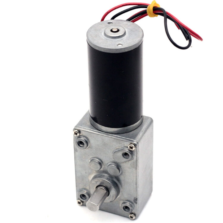 Brushed High Torque DC Worm Gear Reduction Motor 5840-31ZY DC Worm Gear Motor 24V 160rpm 1:49 Ratio