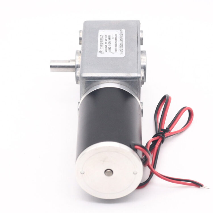 Brush DC Motor with Permanent Magnet A5882-45 Worm Geared DC Motor 24V 120RPM 1:50 Ratio - Image 4