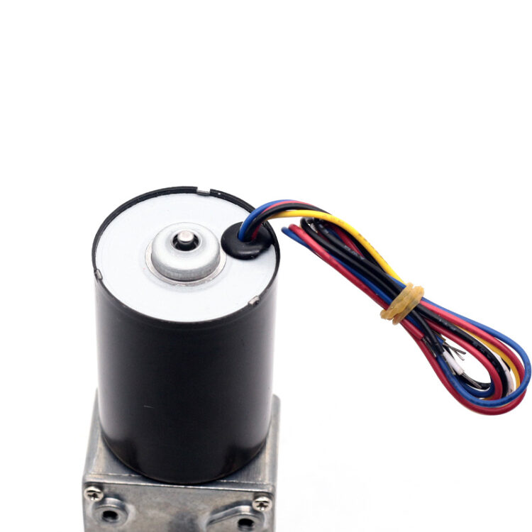 DC Gear Motor 24v Low Noise DC Gearbox Motor A58-3650 Brushless Worm Gear Motor 24V40RPM 1:200 Ratio - Image 4