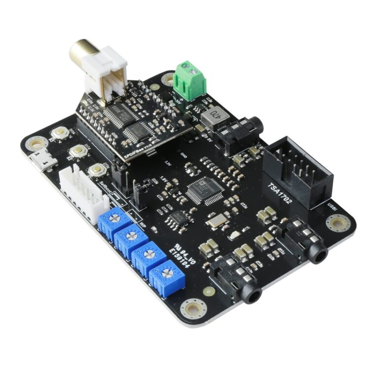 TSA1702C SPDIF Coaxial + DSP Audio Receiver Board - Image 4