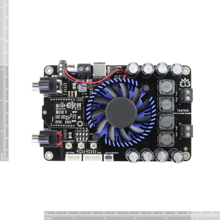 2 x 100W Class D Bluetooth Audio Amplifier Board - TSA7510B TWS/Apt-X - Image 4