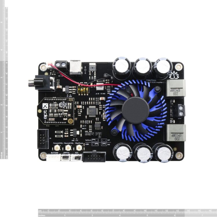 1 x 200W Bluetooth+DSP Mono Audio Amplifier Board - TSA7550B Apt-X - Image 3