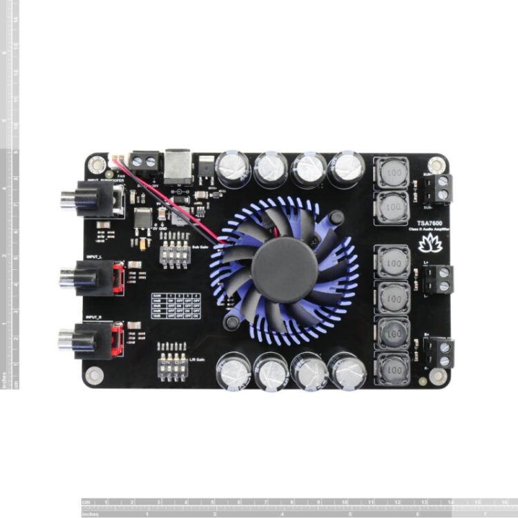 2 x 100W + 200W 3 Channels Audio Amplifier Board - TSA7600 - Image 2