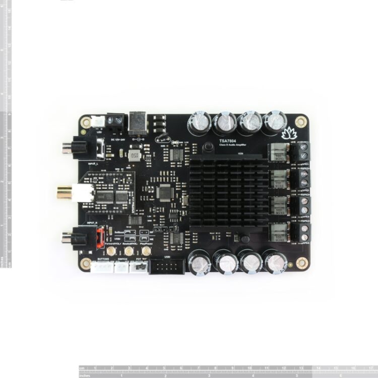 4 x 50W SPDIF Coaxial+DSP Amplifier Board - TSA7804C - Image 4